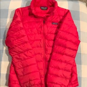 Patagonia, girls, red, jacket